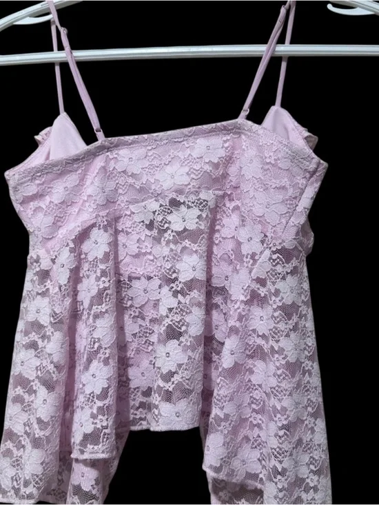 pink garage flyaway cami top - Picture 2 of 2